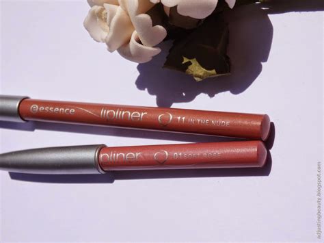 Review: Essence nude lip liner shades (11 In The Nude and 01 Soft Rose) - Adjusting Beauty