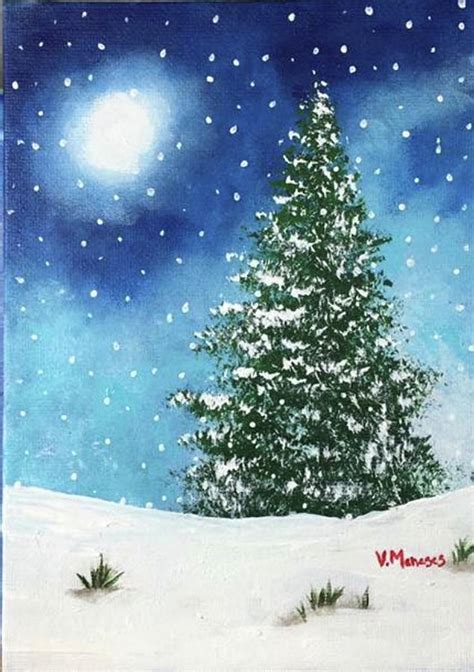 Oh Christmas Tree Painting By Victoria Jimenez 5EE