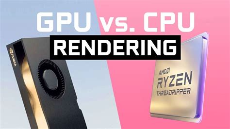 CPU vs. GPU Rendering - What's the difference and which should you choose?