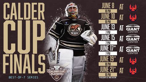 2023 Calder Cup Finals: Hershey Bears vs. Coachella Valley