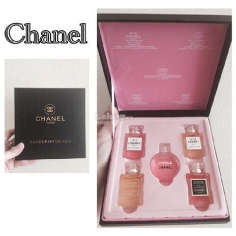 Chanel Travel Perfume Set of 5- PREMIUM GIFT BOX (Clearance Sale Below ...