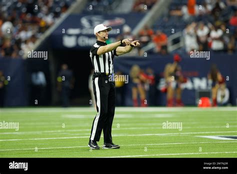 Referee Land Clark (130) during an NFL football game between the Cleveland Browns and the ...