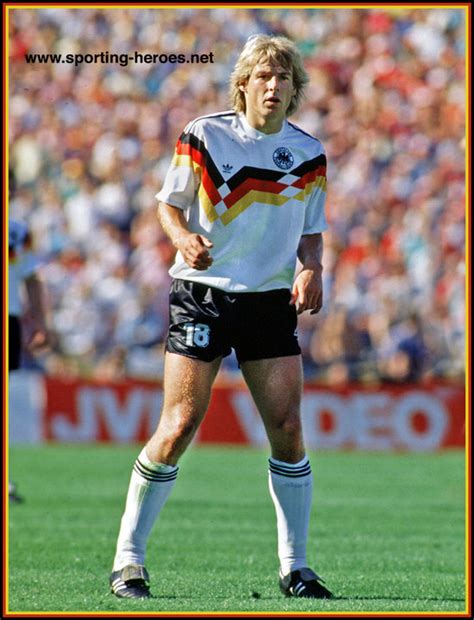 Jurgen KLINSMANN - 1988 European Championships. - Germany