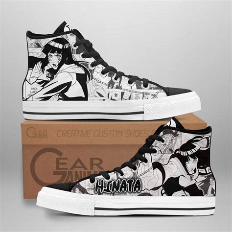 Naruto Converse - Hinata Hyuga High Top Shoes | Anime Converse AG0512 | Anime Converse