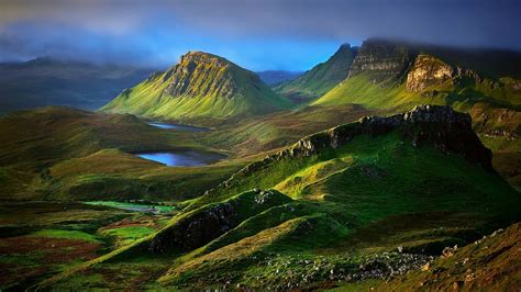 The Quiraing Walk on the Isle of Skye, Scotland - backiee