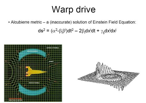 Warp Drive Alcubierre metric - © Çetin BAL