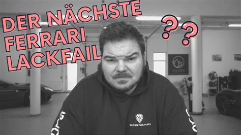 Der nächste Ferrari Lackfail?! - Ferrari 488 Pista - YouTube