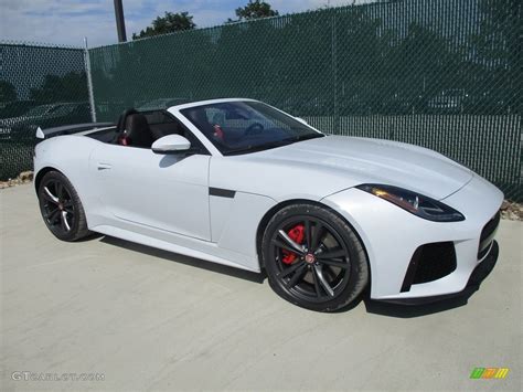 2017 Glacier White Jaguar F-TYPE SVR AWD Convertible #114948034 Photo #3 | GTCarLot.com - Car ...