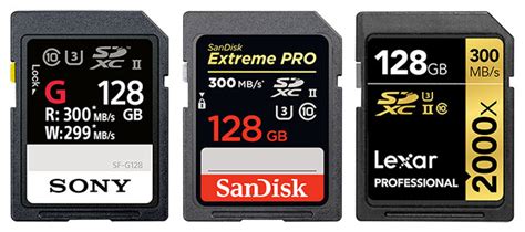 Best Memory Cards for Sony a7 III, a7R III & a9 Cameras