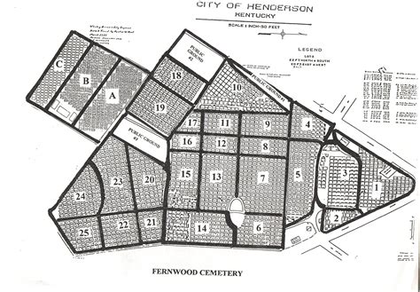 Cemetery Maps | Henderson, KY - Official Website