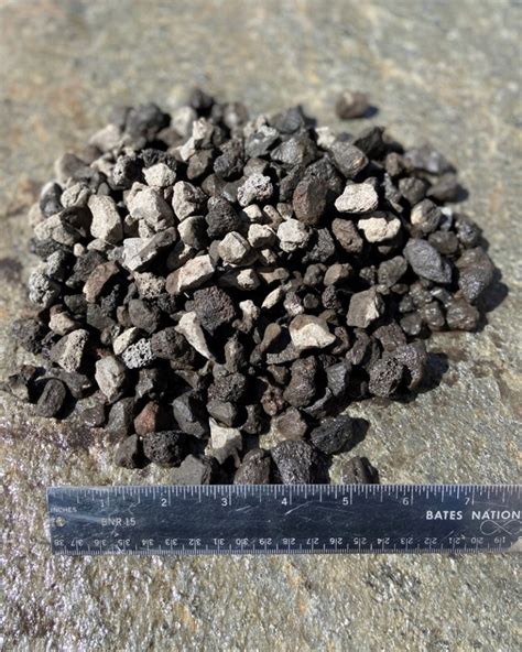 Bulk Aggregate, Stone & Sand - Black Lava Rock 3/4"