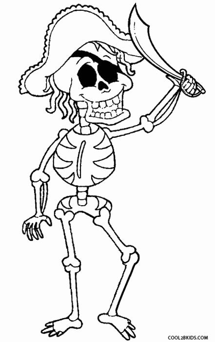 Printable Skeleton Coloring Pages For Kids | Cool2bKids