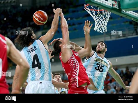 09.08.2016., Rio de Janeiro, Brazil - Olympic Games Rio 2016. Olympics men's basketball, Round 2 ...