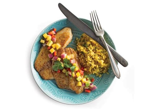 Salsa-Topped Tilapia with Cilantro Rice | Hy-Vee