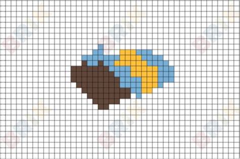 Chocolate Pixel Art | Pixel art pattern, Minecraft pixel art, Cross ...