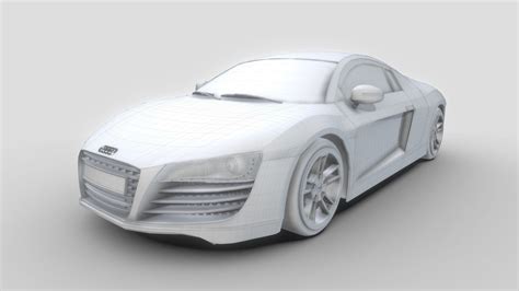 Audi R8 - 3D model by accromez [ff383bf] - Sketchfab