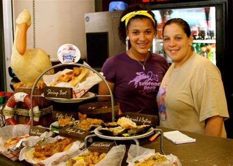 Fresh seafood at J's Seafood Dock in the French Market | Fresh seafood, Food, French market