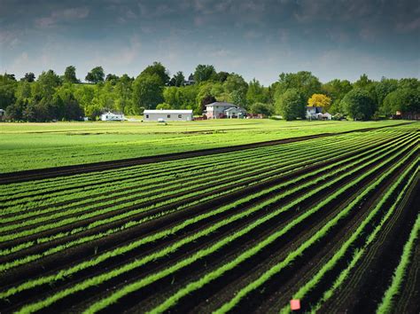 Crops Growing In The Rich Soil A Farm Photograph by Paul Giamou - Fine Art America