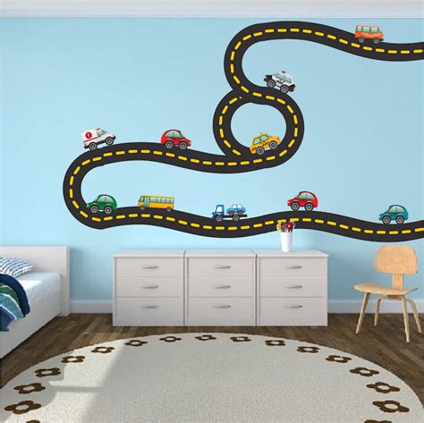 Race Car Decal - Sports Wall Decal Murals - Race Track Wall Stickers | Primedecals