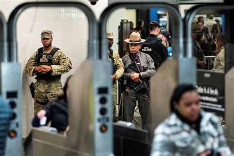 National Guard in the Subway? A Transit Reporter Explains. - The New York Times