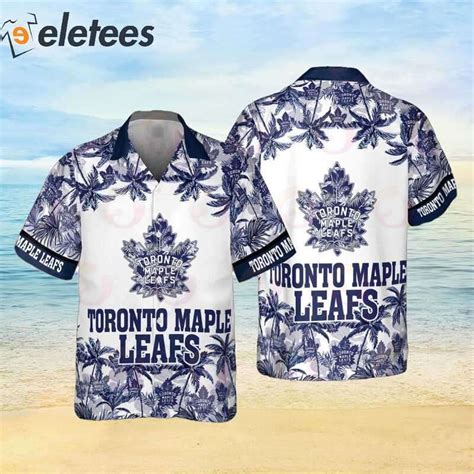 NHL Toronto Maple Leafs 2023 Palm Tree Hawaiian Shirt