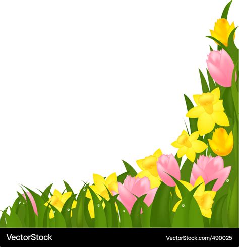 Spring flowers Royalty Free Vector Image - VectorStock