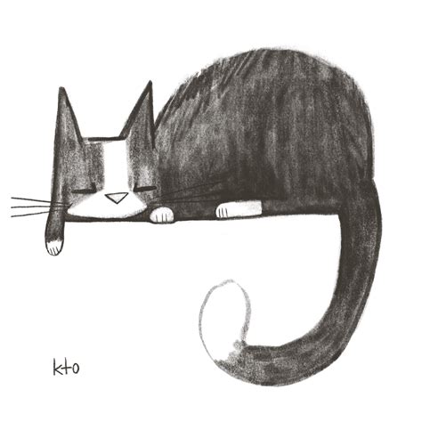 Tuxedo Cat Sketch Print Art Illustration Cat Drawing Cat Lover - Etsy