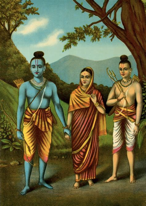 File:Rama, Sita, Lakshmana.jpg - Wikipedia