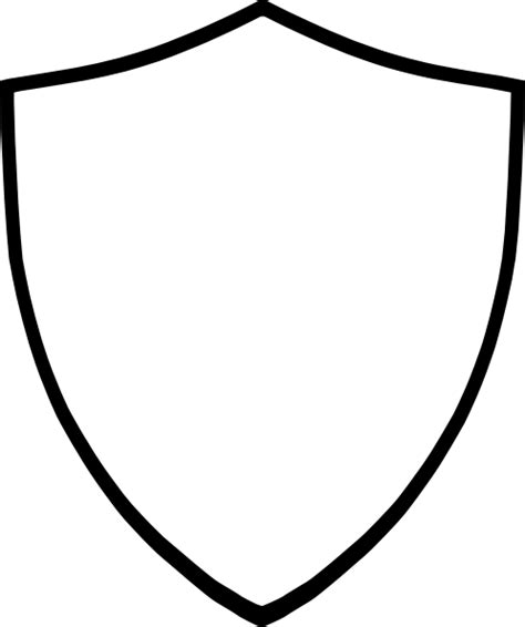 Clipart shield line art, Clipart shield line art Transparent FREE for download on WebStockReview ...