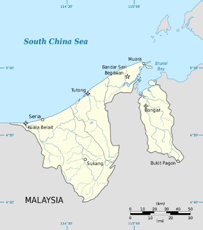 Brunei Darussalam Map, Capital & Population | Study.com