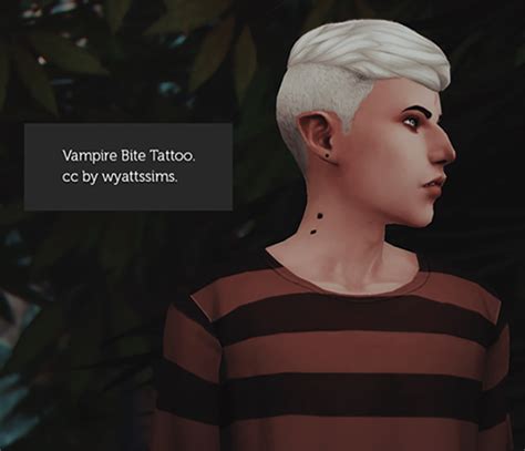 Sims 4 Vampire Tattoo CC: The Ultimate List – FandomSpot