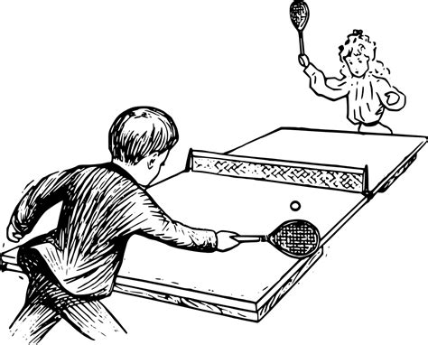 SVG > gente niña mesa tenis - Imagen e icono gratis de SVG. | SVG Silh