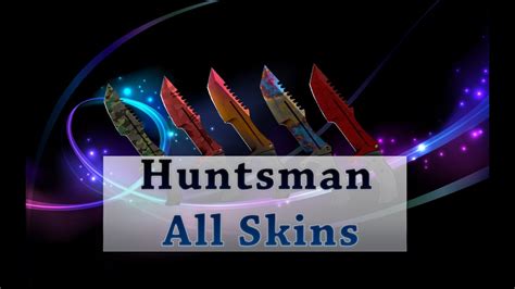 CS:GO Huntsman Knife All Skins - YouTube