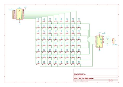 8 x 8 LED Matrix Display v1.0 - Arnab Kumar Das