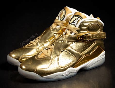 Drake Air Jordan 8 OVO Gold Sample | SBD