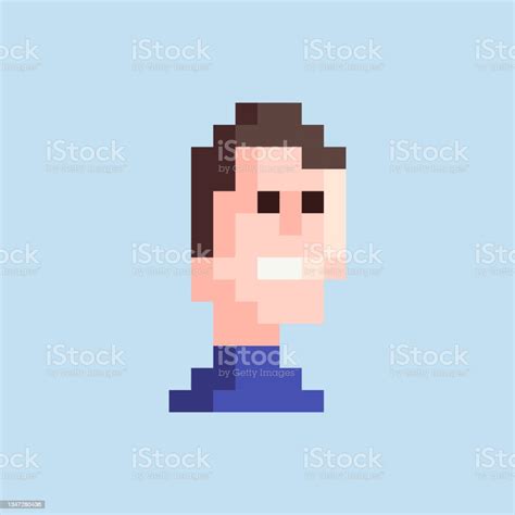 Nonfungible Token Pixel Portrait Stock Illustration - Download Image Now - Pixelated, Portrait ...