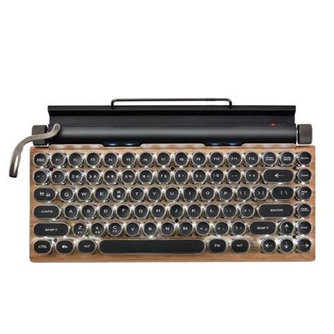 Retro Typewriter Keyboard Wireless Bluetooth Mechanical Keyboards 83 ...