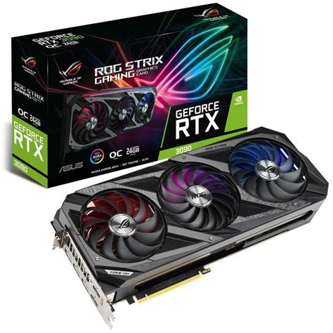 ASUS ROG STRIX RTX 3090 O24G GAMING GDDR6X-Graphics Card | ROG-STRIX ...