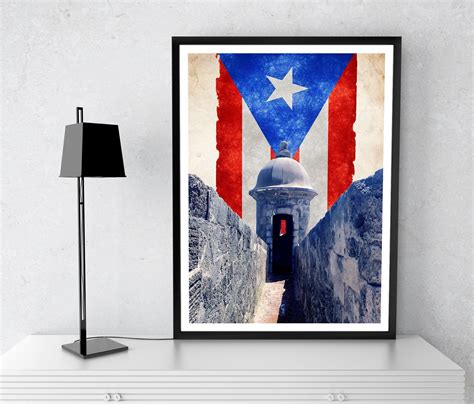 Puerto Rico Wall Art Puerto Rico Digital Art Aesthetic Room - Etsy