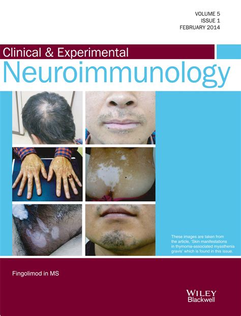 Clinical and Experimental Neuroimmunology: Vol 5, No 1