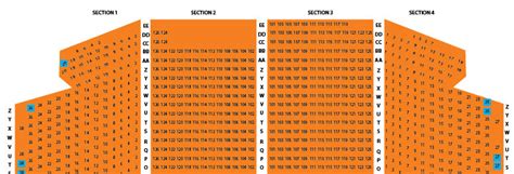 Ohio Theatre Seating Chart