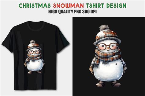 Christmas Snowman T-Shirt Design Graphic by Dope T-Shirt Design · Creative Fabrica