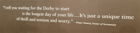 Quote from Penny Chenery | Penny, Quotes, Home decor decals