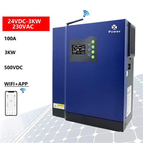 Off Grid Solar Inverter 3kw/5kw Pure Sine Wave Inverter with Wifi+app Monitoring,Built-in MPPT ...