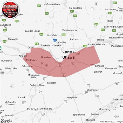 Instant Weather Ontario on Twitter: "#onstorm 2:19p SEVERE THUNDERSTORM WARNING ISSUED by ...