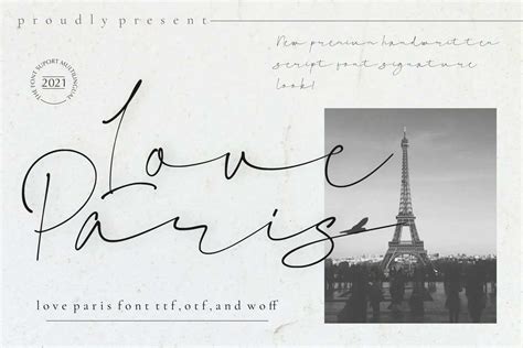 Love Paris Font - Dfonts