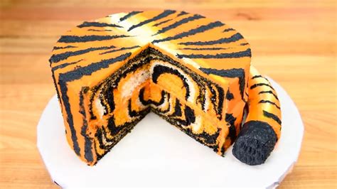 How to Make a Tiger Cake | Recipe book