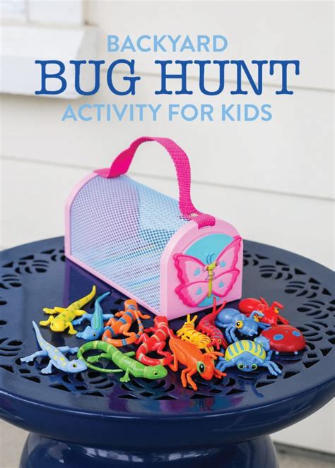 Grab a bug catcher & invite your kids to go on a bug hunt. This Backyard Bug Hunt Activity For ...