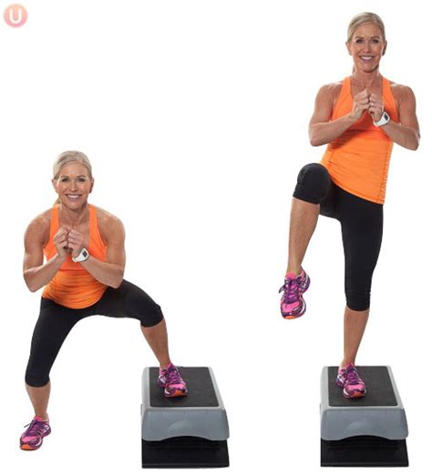 How To Do Elevated Squat with a Knee Lift