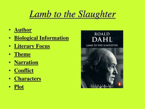 PPT - Lamb to the Slaughter PowerPoint Presentation, free download - ID:215870